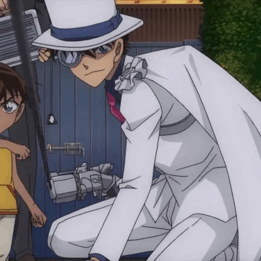 kaito kid, jimmy kudo, kaito kid anime, detektiv conan, der zauberer von kaito haibara