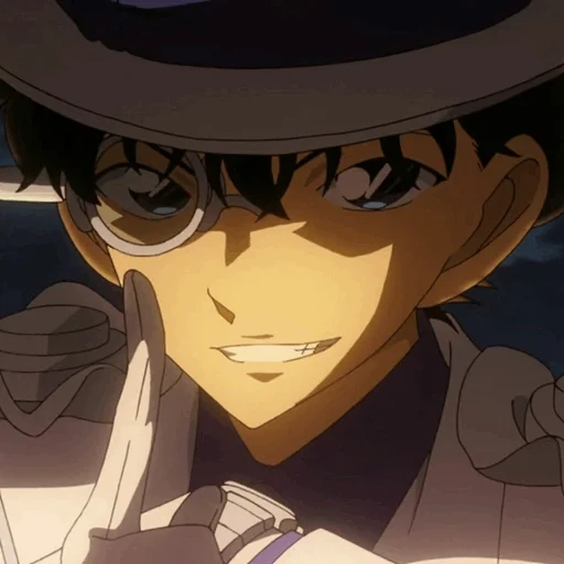 conan, niño kaito, ladron fantasma, kaito kid 1412, detective conan