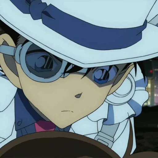 anime, personnages d'anime, détective conan, détective anime conan kaito kid, détective conan kubinka kaito kaitou