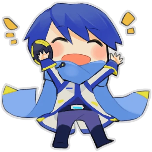 kaito, caulis chibi, kaito vocaloid, chibi kaito hunt, kaiteng vocal red cliff