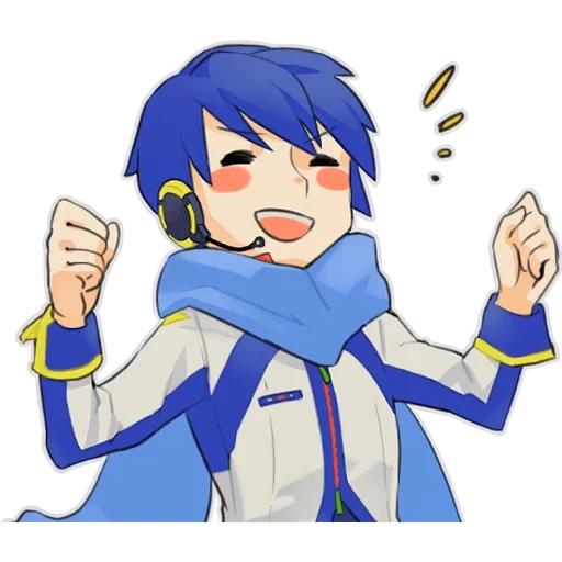 kaito, voix de kaito, kaito vocaloid, kaito vocal chibi, kaito vocaloid kawaii