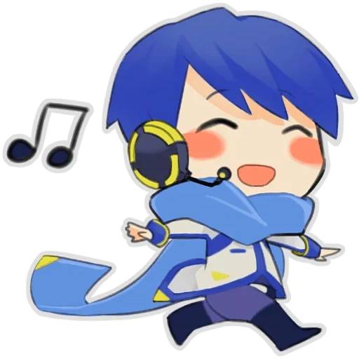 kaito, kaito vocaloid, kaito hunt chibi, kaito vocal chibi, chibi kaito