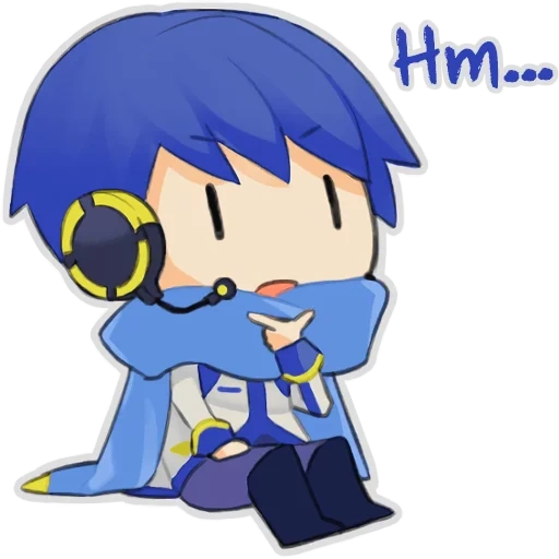 kaito, chibi vocals, kaito vocaloid, kaito vocal chibi, chibi kaito gesang