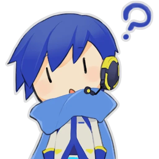 kaito, kaito vocaloid, кайто хантер чиби, кайто вокалоид чиби, кайто вокалоиды чиби