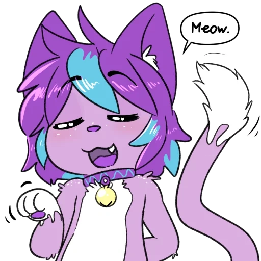 anime, personagens, pony spike, gato blaise, violet cat