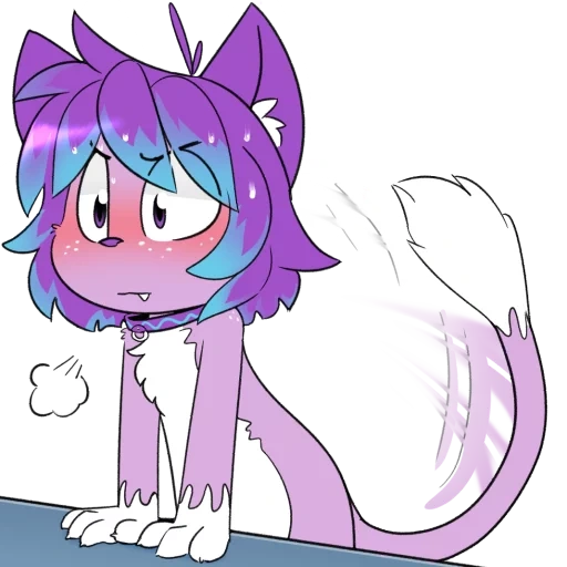 anime, anime gacha, my os furri, pony characters, violet cat