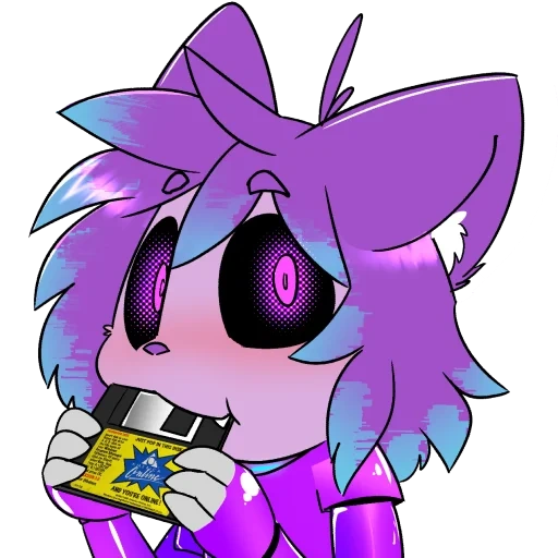 fnaf, anime, carino anime, violet-violet, fnaf 9 roxy monty