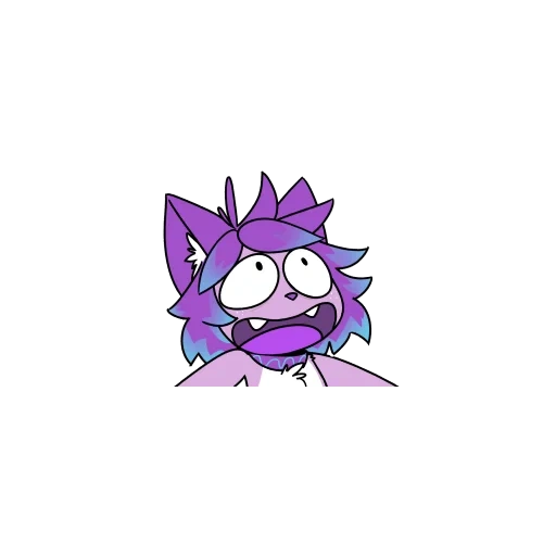 animación, personajes, cubierta de perla, atsonick por la mañana, gato púrpura