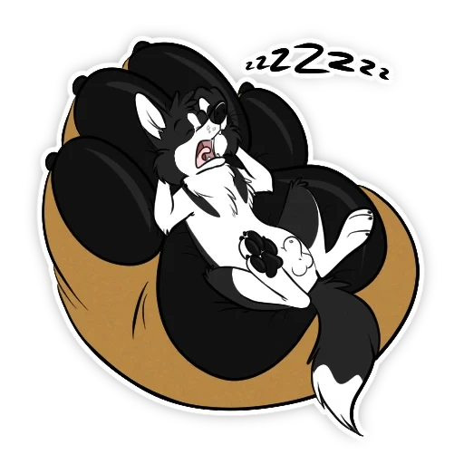 anime chat, pepe le pew, skunk pepe le pew, pepe le pew stink, fry border collie