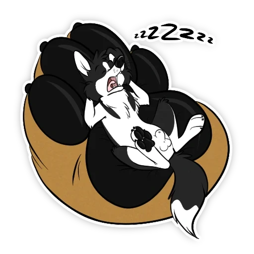 аниме кот, pepe le pew, скунс пепе ле пью, pepe le pew stink, бордер колли фурри