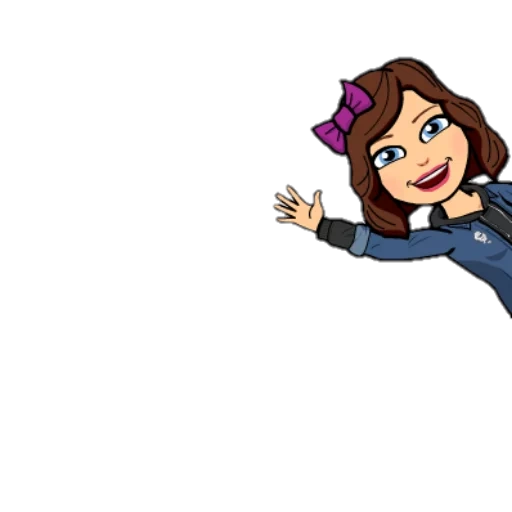 girl, le persone, animazione, ritratto di bitmoji, hoop avatar bitmoji