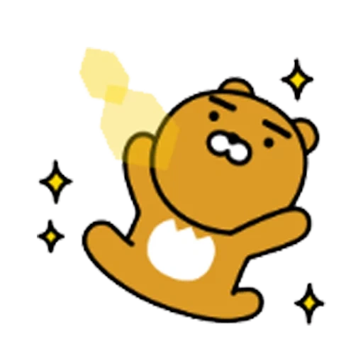 kakaotalk, ryan kakao, amigos kakao, ryan kakaotalk, urso de kakaotalk