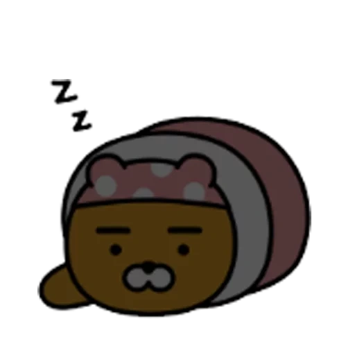 anime, mignon, ryan kakao, stickers kawai, ryan kakao friends