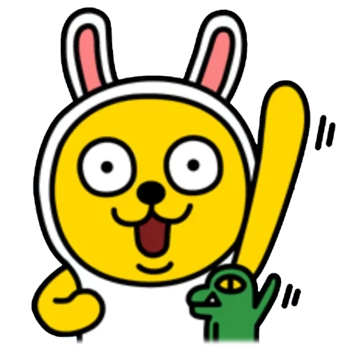 sebuah mainan, kakao talk, line friends, muzi kakaotalk