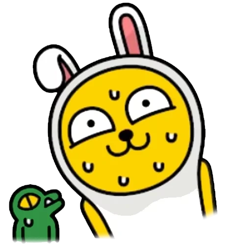 kakaotalk, amigos de kakao, muzi kakaotalk, kakao friends muzi, emoticones coreanos