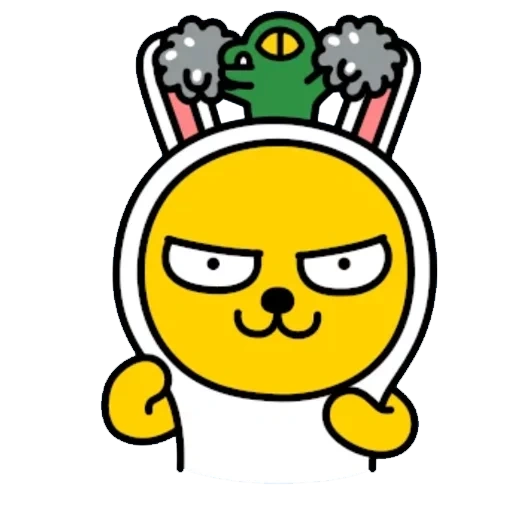 muzi, аниме, muzi kakaotalk, корейские смайлики, kakao friends muzi