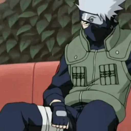 octahedral, kakashi naruto, naruto kakashi hatak, naruto season 1 kakashi, naruto kakashi hatak sits