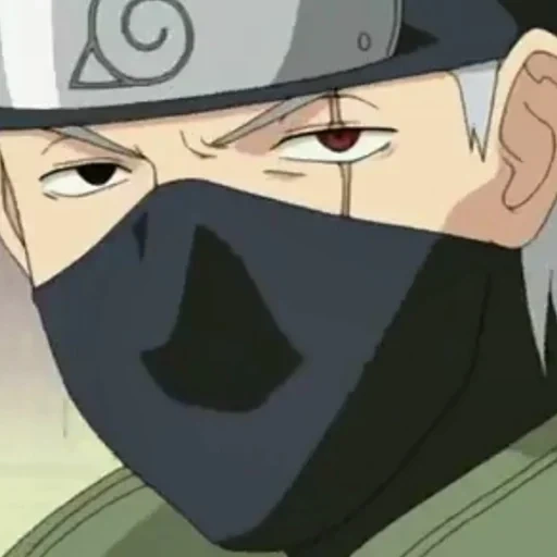 kakasi, rosto de kakasi, oito, animação oito e oito, ninja de sombra de fogo primeiro episódio 123