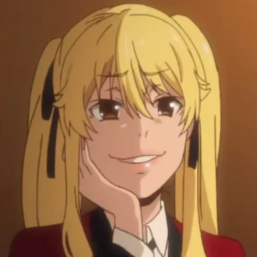 mary saotome, filles anime, meari saotome, excitation folle kakegurui, excitation folle sotome mary