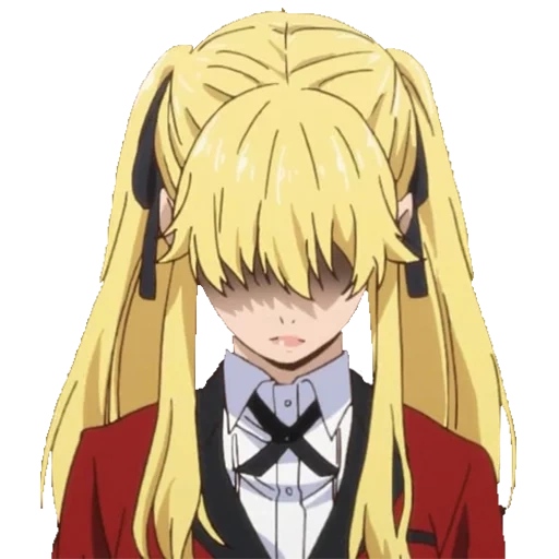 kakegurui, meari saotome, personaggi anime, mary kakegurui pfp, crazy azart anime