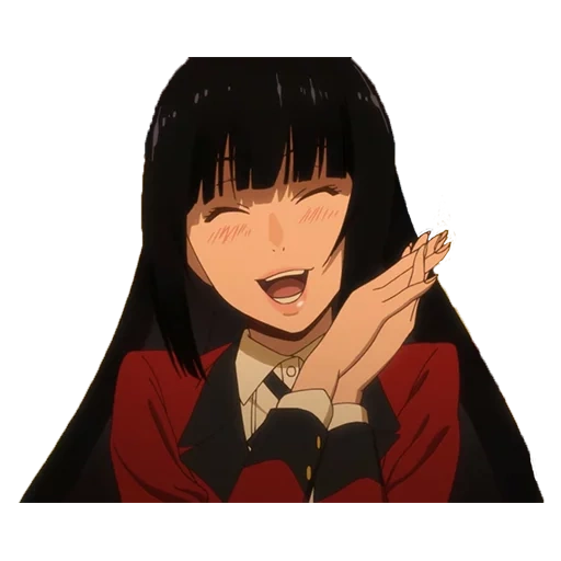 crazy excitement yumoko, yumko jabs sticker, crazy excitement characters, crazy excitement yumeko jabs, crazy excitement yumeko characters