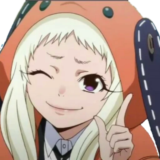 kakegurui, runa yomozuki, runa yomozuki, runa is crazy excitement, crazy excitement runa yomozuki