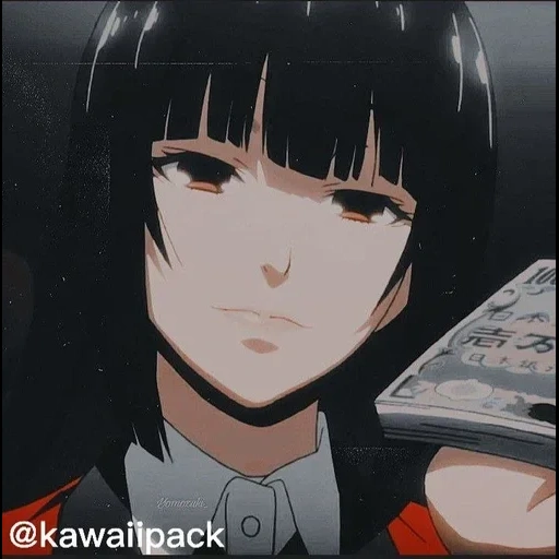 kakegurui, юмеко аниме, yumeko kakegurui, аниме безумный азарт, безумный азарт kakegurui