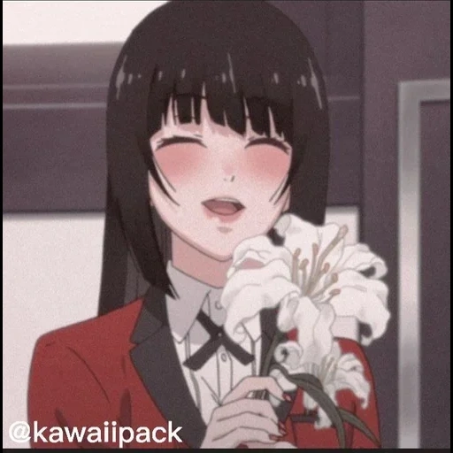 kakegurui, yumeko jabami, kakegurui yumeko, аниме безумный азарт, аниме безумный азарт юмэко