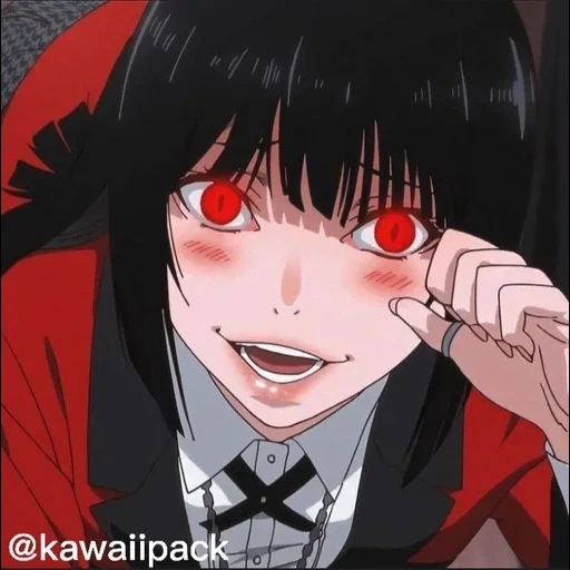 kakegurui, kakegurui yumeko, аниме безумный азарт, безумный азарт мидори, безумный азарт аниме юмеко