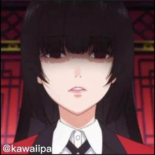 наруто, kakegurui, юмеко джабами, yumeko kakegurui, безумный азарт юмеко