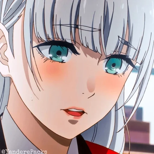 kakegurui, mangá de anime, anime girls, personagens de anime, anime emoção louca