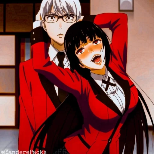 kakegurui, kakeguru anime, yumeko kakeguru, crazy excitement season 2, crazy excitement kakegurui