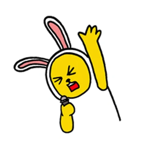 kakaotalk, jogos kakao, muzi kakaotalk, smiley rabbit, sorriso de kakaotalk