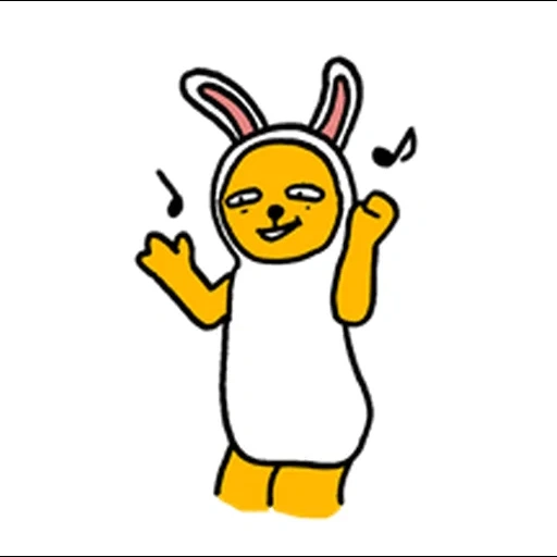 a toy, kakaotalk, line friends, muzi kakaotalk, kakao friends muzi