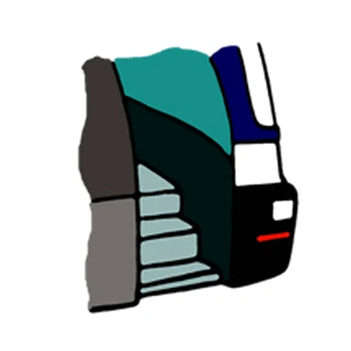 voitures, véhicules de transport de marchandises, housse de siège man f 2000, vue de face du camion bleu, vecteur de vue de face de camion