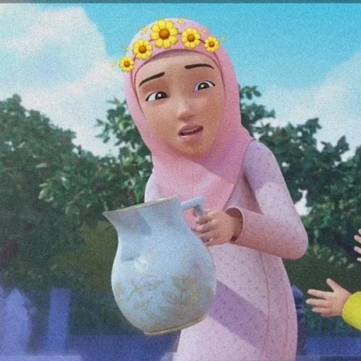 upin, la ragazza, cartoni animati, wu ping yi pin, upin dan ipin