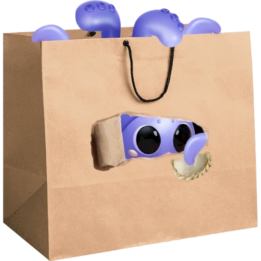 scatola di cartone, box clipart, schede verse vr cardobblio, avvolgimento regalo, vettore della borsa artigianale
