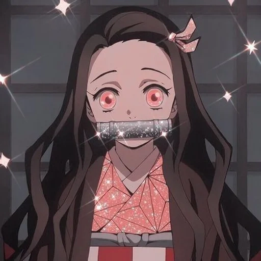 nezuko, незуко, рисунок, nezuko kamado, аниме недзуко