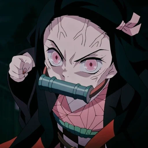 nezuko, demon dissector, blades that cut demons, nezuko's blade for cutting demons, anime blade dissects the devil's inner ancestral son