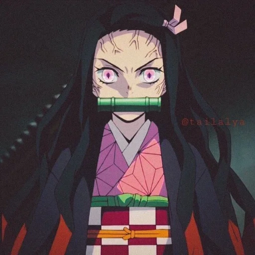 nezuko, schneiden sie die klinge des teufels, die klinge die den nezuko-dämon schneidet, anime klinge anatomische dämon nezuko, die dämonenklinge von zuko koto uchi