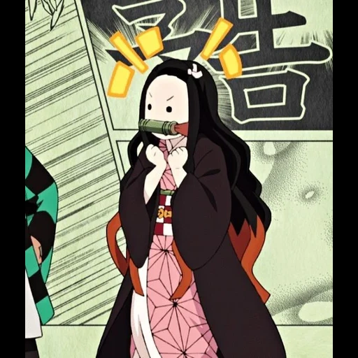 nezuko, nezuko, anime di noko, anime di kato noko, momenti di kamado nezuko