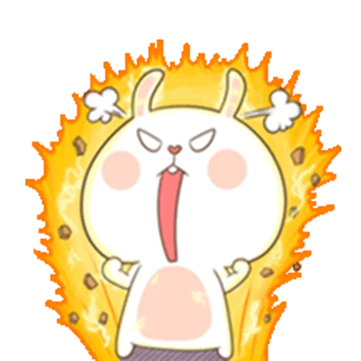 kumao, anime emoticons, tuagom geschwollener bär, sei leichter als eine geschwollene katze