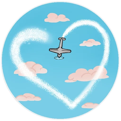 cloud, airplane, von cloud a cartoon plane
