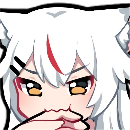 anime, yae miko, anime lächelt, anime emoticons