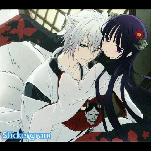 inu x boku ss, аниме риричио соши, лисья секретная служба, пёс секретная служба аниме, пёс секретная служба аниме обложка