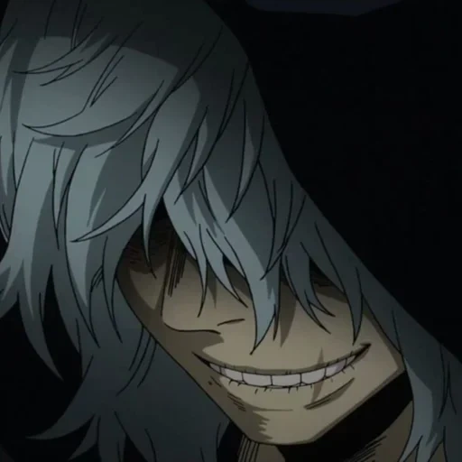 shigaraki, shigaraki tomra, tomura shigaraki, takamaro sigaraki, lächeln von tomra shigaraki