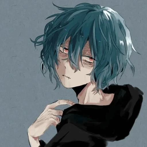 anime boy, anime nigaki, desa kaya bai yu, tomura shigaraki, segalamu takamaru