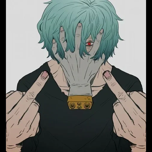 shigaraki, shigaraki tomra, shigaraki tamura, shigaraki tom fem, shigaraki tamura with his hands