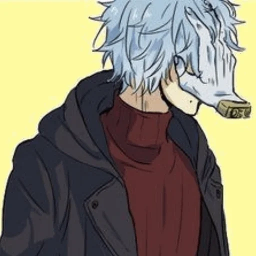 shigaraki, arte anime, ragazzi anime, parrucca shigaraki, personaggi anime