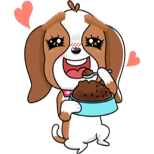 anjing, anjing beagle, anjing beagle, anjing yang lucu, kartun beagle